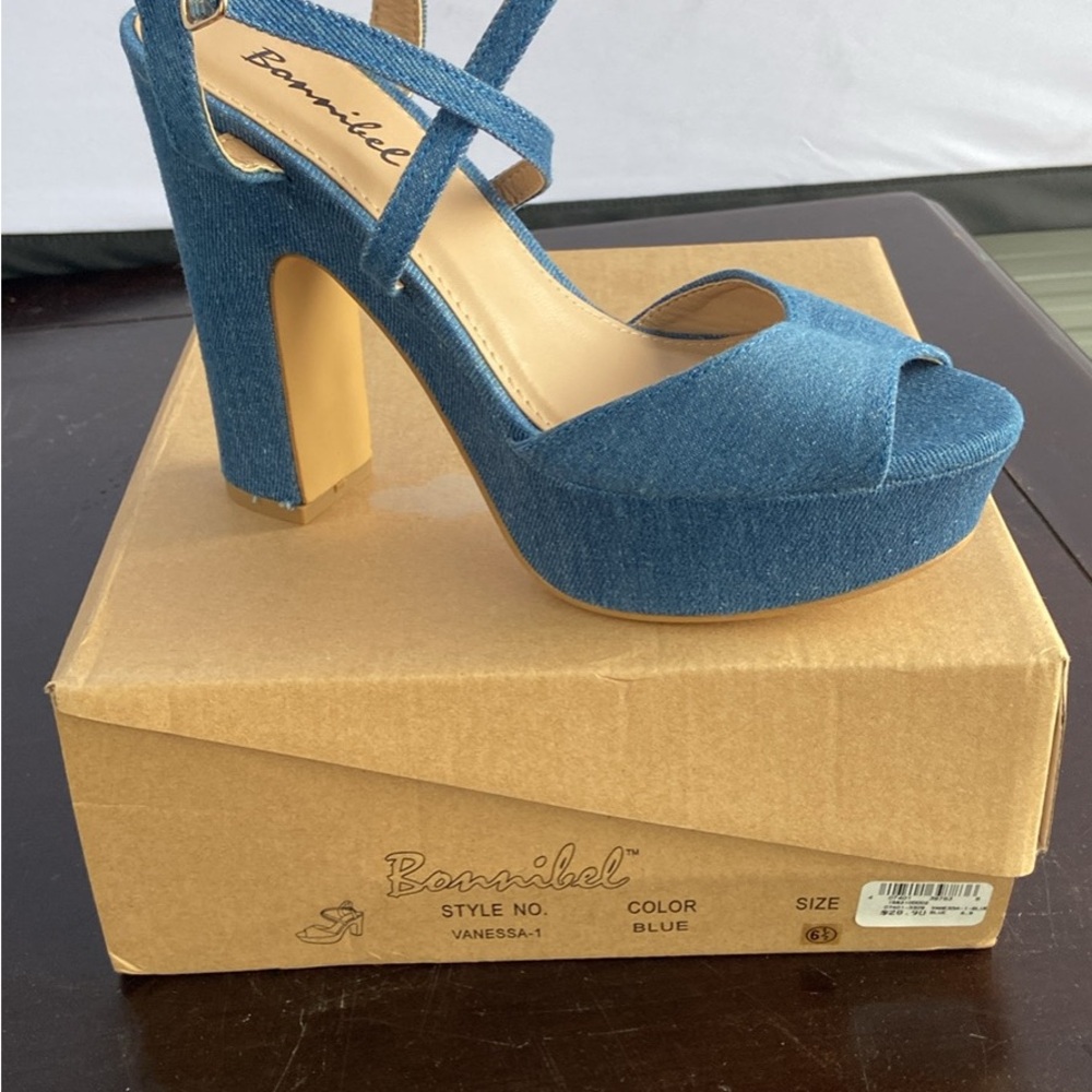 Bonnibel Women's Denim Blue Heels